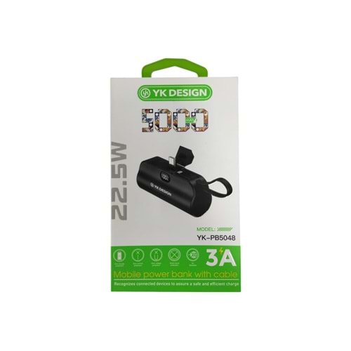 5000 MAH POWER BANK (YK-PB5048)