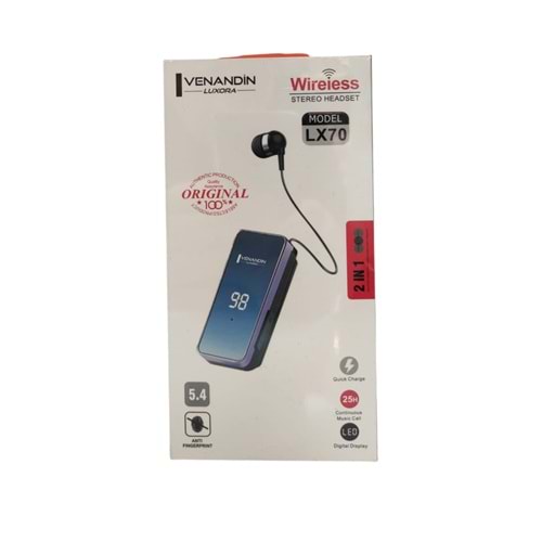 BLUETOOTH KULAKLIK MAKARALI (LX70)