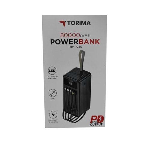 (TRM-1080) 80.000 MAH POWER BANK 22.5W