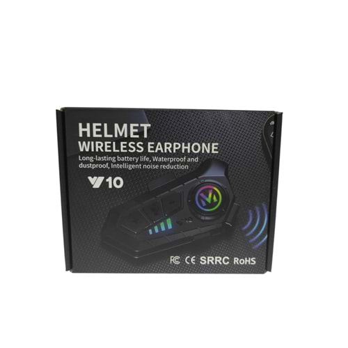 (Y10) BLUETOOTH İNTERCOM KULAKLIK