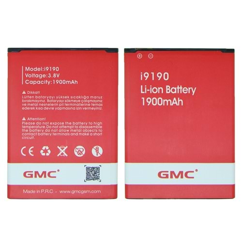 İ9190 BATARYA GMC