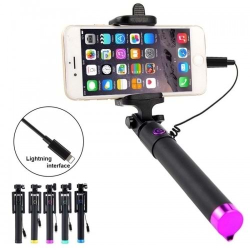 SELFİE ÇUBUĞU KABLOLU (8G)