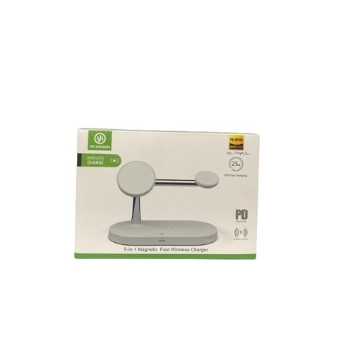 (YK-W105) WİRELESS ŞARJ 5İN1
