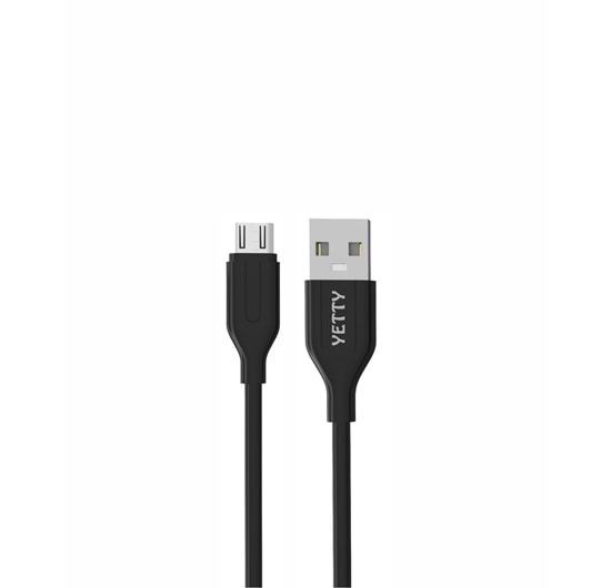 (YKB-01) MİCRO UÇ USB KABLO SİYAH-10LU