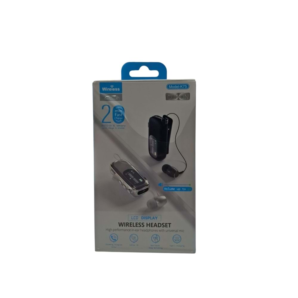 BLUETOOTH KULAKLIK MAKARALI K75