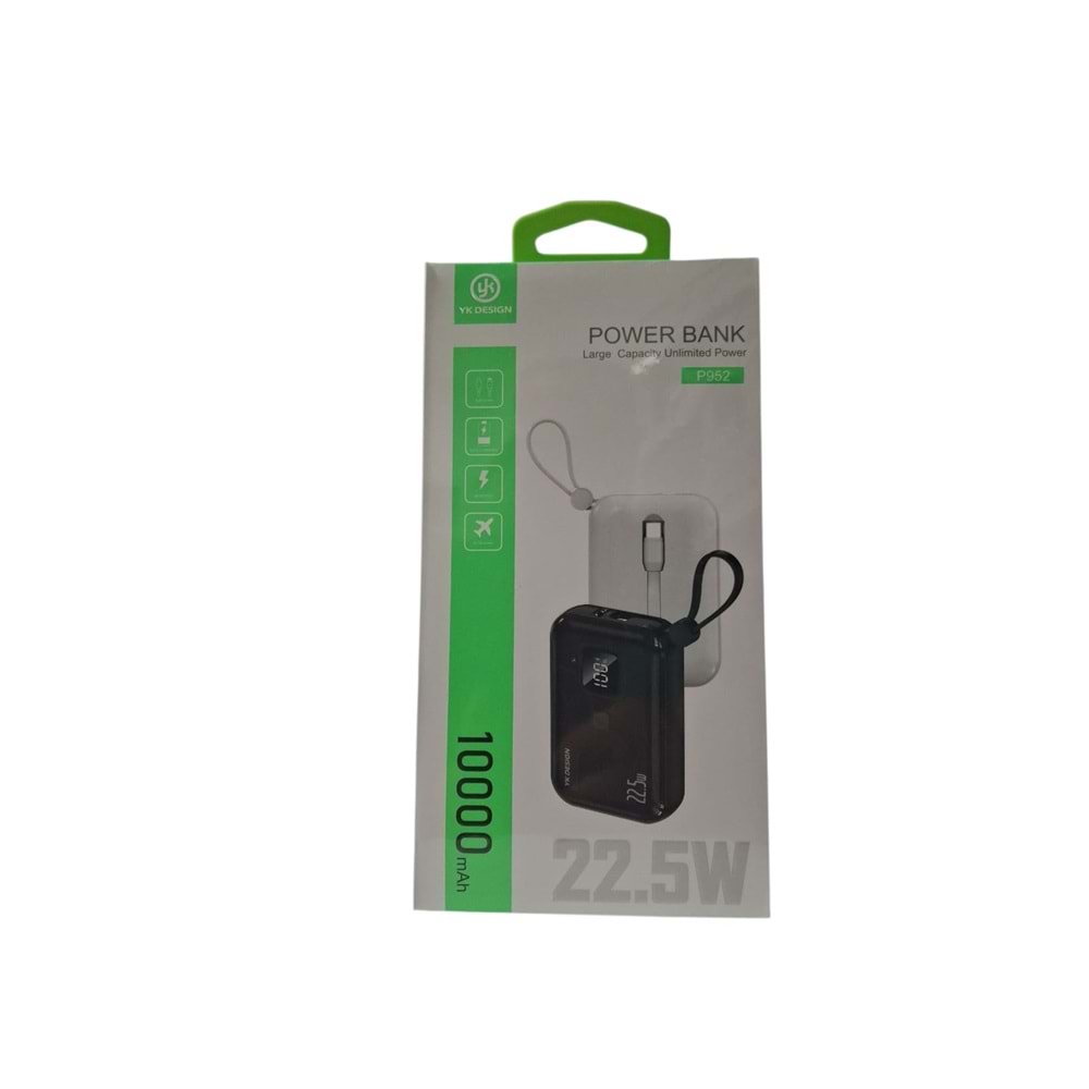 POWER BANK 8000 MAH 22.5W YK-P952