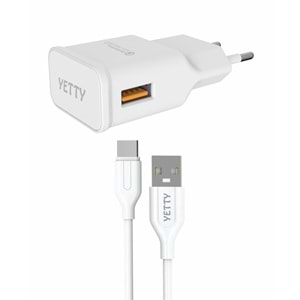18W TYPE-C ŞARJ YETTY (YT-40T)-5Lİ
